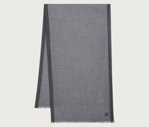 Silk and cashmere scarf
