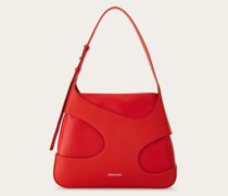 Schultertasche mit Cut out (M) Feuer