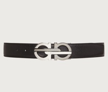 Reversible and adjustable Gancini belt