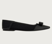 Ballerinas aus Bimaterial mit Vara Schleife