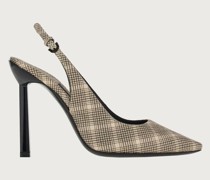 Slingback Platin/