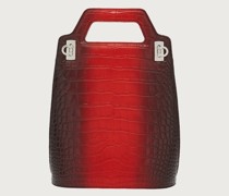 Wanda North South Handtasche mit Sprayfinish Flamm/Braun