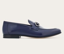 Loafer mit zweifarbigem Accessoire Mitternacht