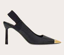Slingback mit Metallspitze