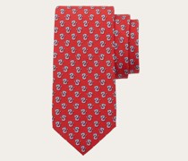 Seidenkrawatte mit Drachen Print