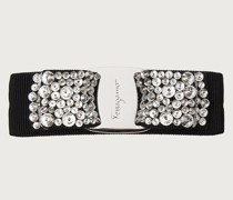 Haarspange mit Vara Schleife /Silber