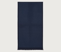 Gancini Schal Jeans/Navy