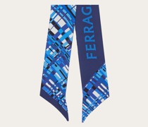 Bandeau Tuch mit Karo Print