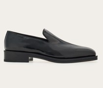 Loafer mit Kontrast Einsatz Schwarz/Flamm