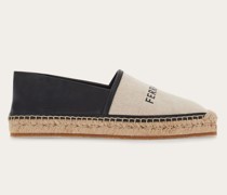 Espadrille mit Fersenteil zum Umklappen Naturfarben/
