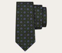 Jacquard Krawatte mit Gancini Muster