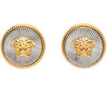 Gold & Silver Medusa Earrings