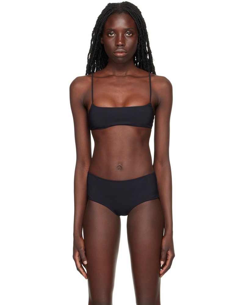 The Row Damen SSENSE Exclusive Black Flori Bikini Top