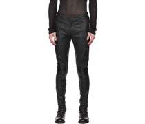 Black Duchamp Leather Pants