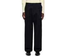 Navy Pawson Trousers
