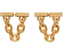 Gold XL Link Earrings