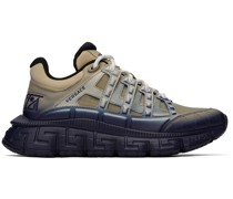 Navy & Beige Trigreca Sneakers