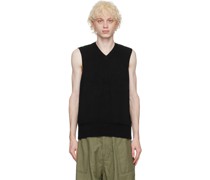 Black Sweater Vest