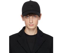 Black Embroidered Cap