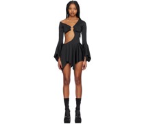 Black Cut Out Minidress