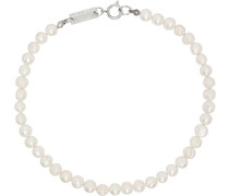 White Bold Pearls Necklace