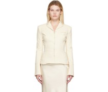 Off-White Le Papier 'La Veste Crema' Blazer