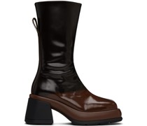Black & Brown Cassia Boots