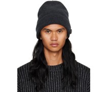 Black Wool Beanie