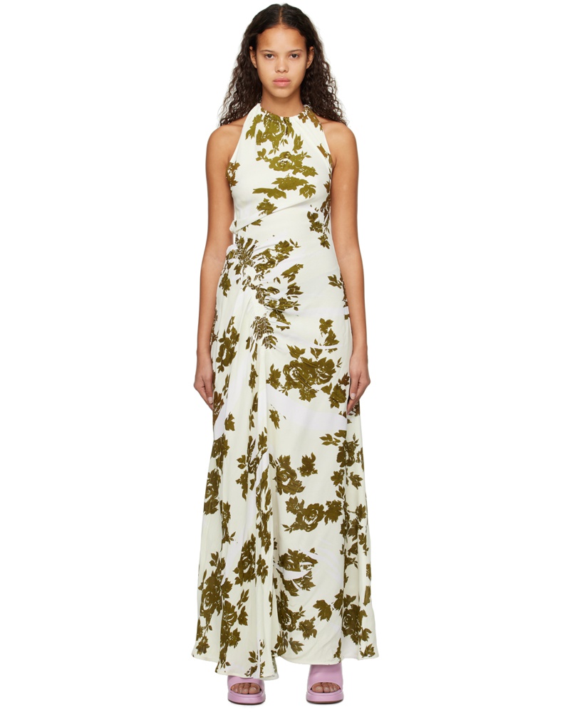 Proenza Schouler Damen Off-White Floral Maxi Dress RY8110