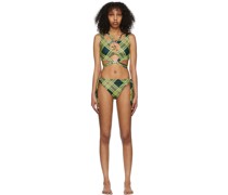 SSENSE Exclusive Green Fin Bikini