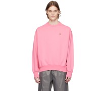 Pink Relaxed-Fit Sweatshirt