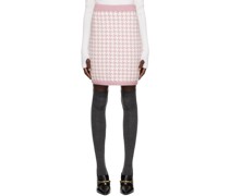 SSENSE Exclusive Pink & White Midi Skirt