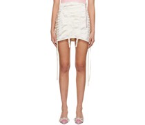SSENSE Exclusive White Lover Miniskirt