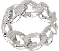 Silver G Chain Ring