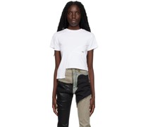 White Deconstructed T-Shirt