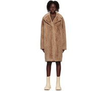Brown Camille Faux-Fur Coat