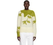 Green & White Salma Sweater