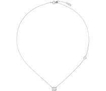 Silver #3762 Oval Necklace