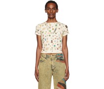 White Lapped T-Shirt