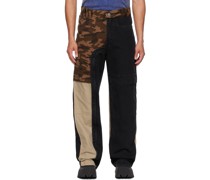 Black & Khaki FE Hybrid Jeans