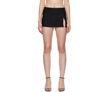 Black Micro Miniskirt