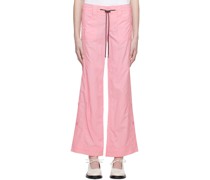 Pink Roll Up Trousers