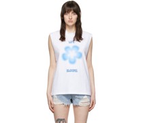 White Cotton Tank Top
