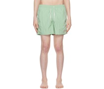 Green Drawstring Swim Shorts