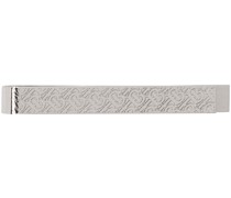Silver Monogram Tie Bar