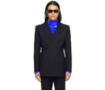 SSENSE Exclusive Navy Egonic Blazer