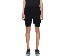 Black Layered Shorts