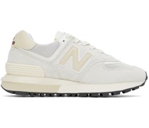 Beige & Gray 574 Legacy Sneakers