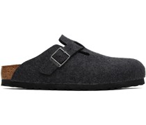 Gray Boston Clogs