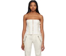 Off-White Patchwork Camisole